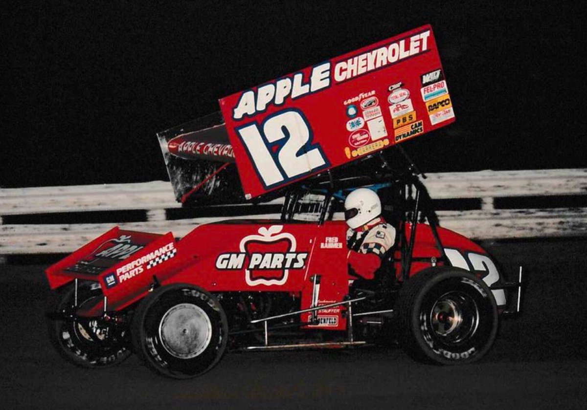 Fast Freddie Rahmer with the Bob Stewart Apple Chevrolet #12