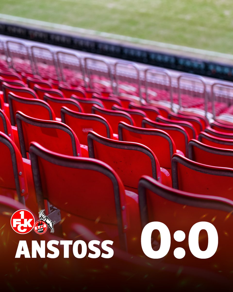 01. | 0:0 | Los geht's ein letztes Mal in diesem Jahr uffm #Betze. Das Heimspiel gegen den 1. FC Köln läuft. 

#FCKKOE

Live im Liveticker und im #FCK-Fanradio:
📲 news.fck.de/MD17_2425
📻 news.fck.de/Fanradio_2425