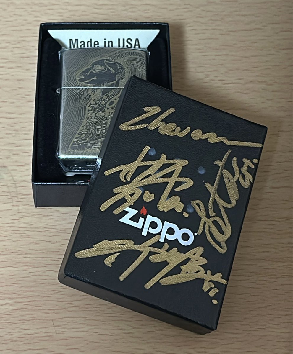 Chevon 直筆サイン入　ZIPPO chevon zippo サイン入り