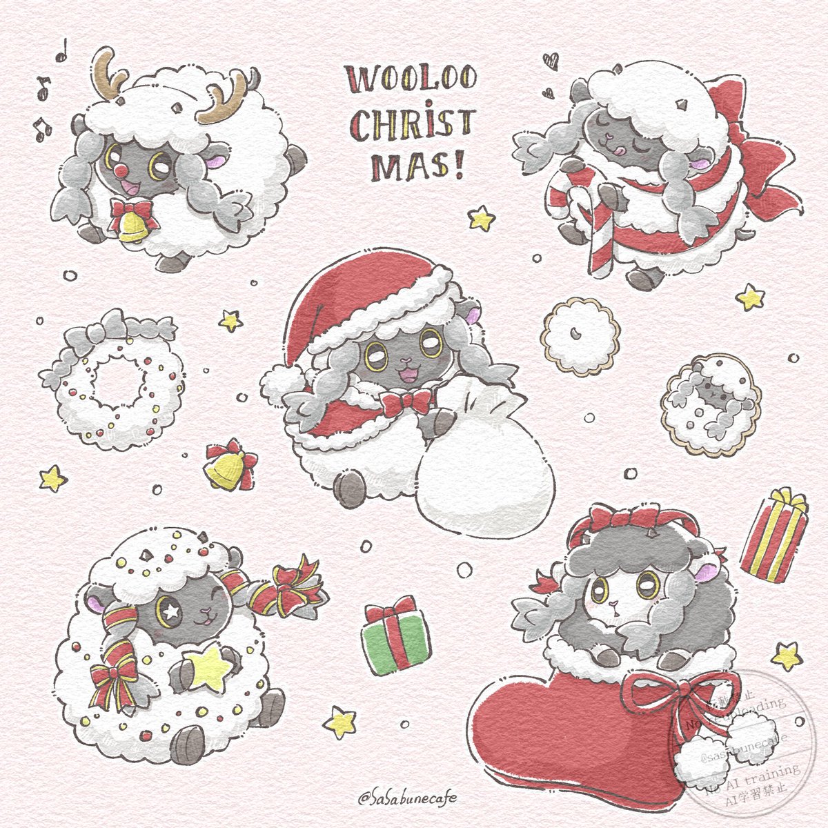 ウールーとHappy Holidays🐑🎄