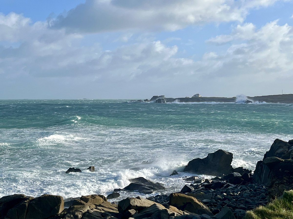 A tad breezy here today!