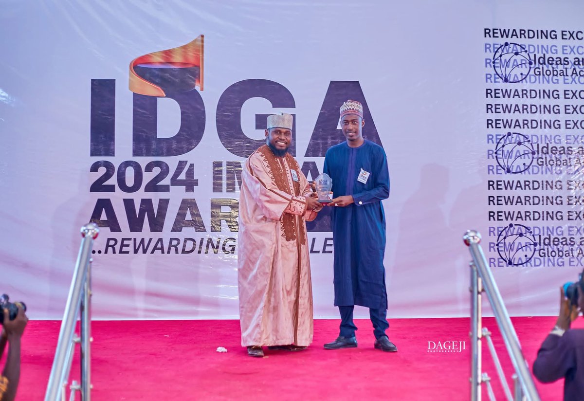 YusufHassanW's tweet photo. Just before the year ends- something came in while enjoying the holidays.

Truly humbled to receive this award from the Ideas and Data Global Academy - #IDGA2024 Impact Award towards my Contribution to the Attainment of the #SDGs, particularly SDG3.

We Keep Pushing #HealthForAll https://t.co/VDANm3iwUU