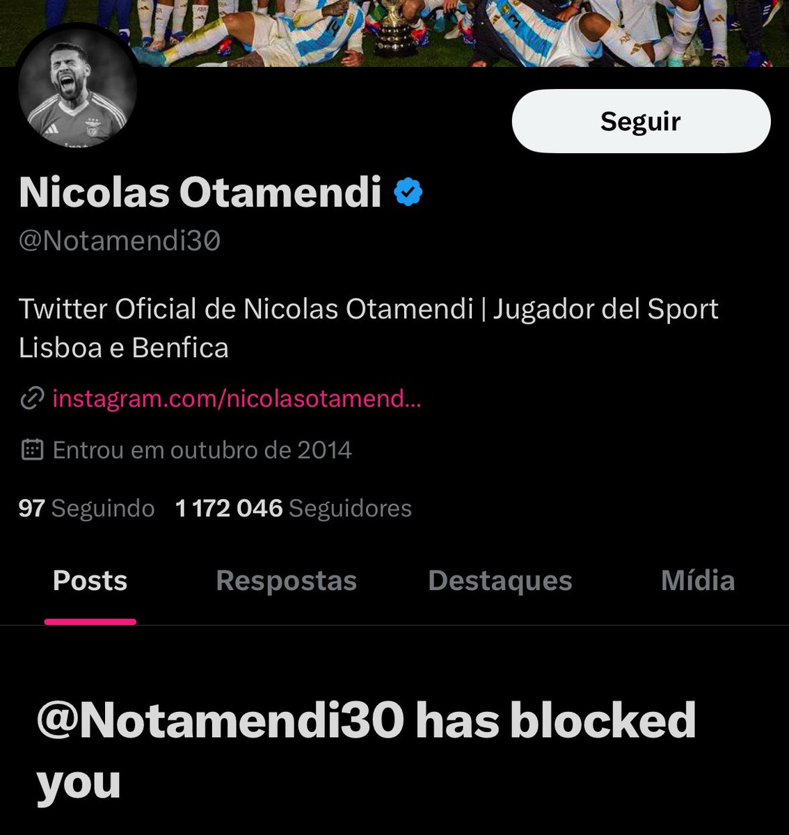 rcostadoazeite's tweet photo. NAAAAH BLOQUEOU-ME AO INTERVALO 😭😭 https://t.co/bgR7RRAaVn