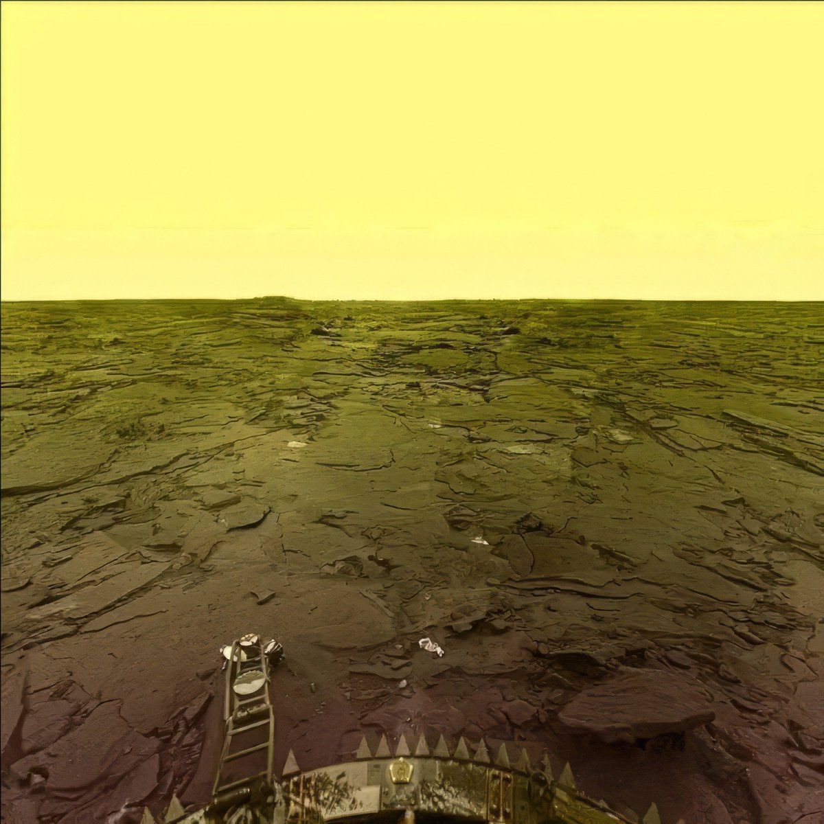 The clearest picture ever taken of Venus' Surface.