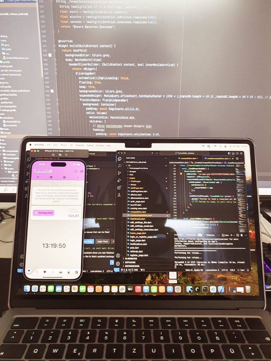 FutureTalk_app's tweet image. Currently working on the iOS update for FutureTalk! 📱

The Competition feature, now exclusive to Android, is finally coming to iOS soon.

Get ready to predict, vote, and win! 🚀💡

 #FutureTalk #iOSUpdate #Crypto