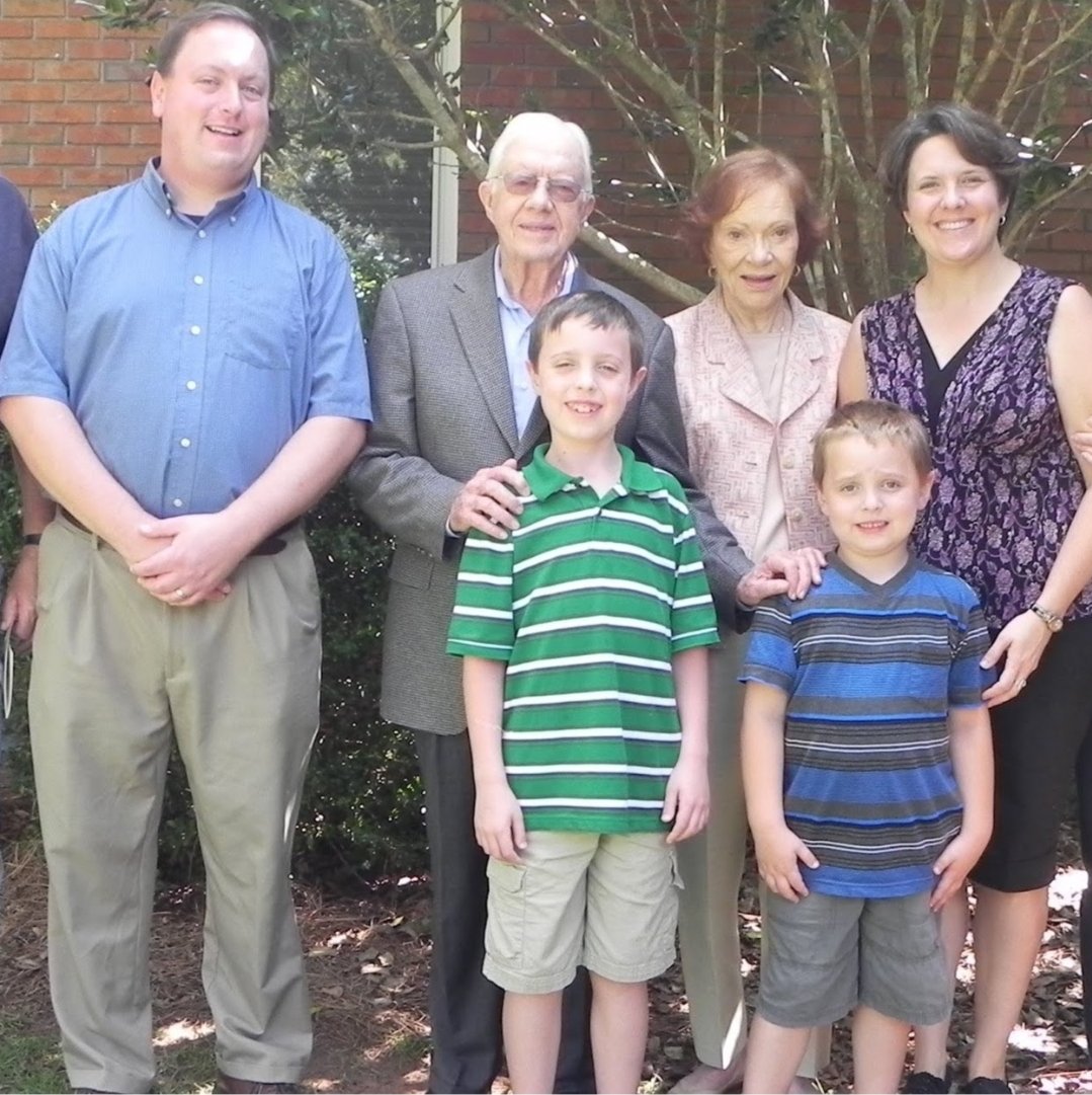 Posting this picture in honor of President Jimmy Carter. We met President and Mrs. Carter twice, once in 2010 and again when this picture was taken in 2012. He was very kind and gracious, and very informative as he taught Sunday School. Rest in peace, President Carter.