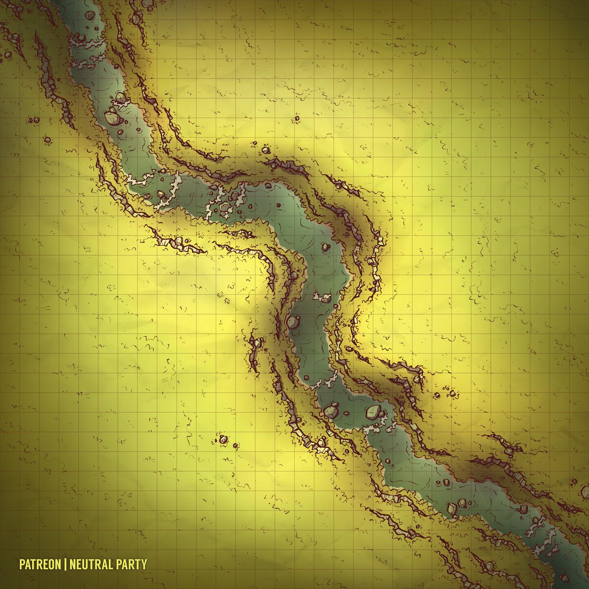 NeutralPartyArt's tweet image. If you ever want your party to feel like they&apos;ve hit rock bottom, give them clubs and lead them to a ditch, promise them a penny for each mudcrab they smash and see how long they stick with it. #dnd #pathfinder #roll20 #battlemap