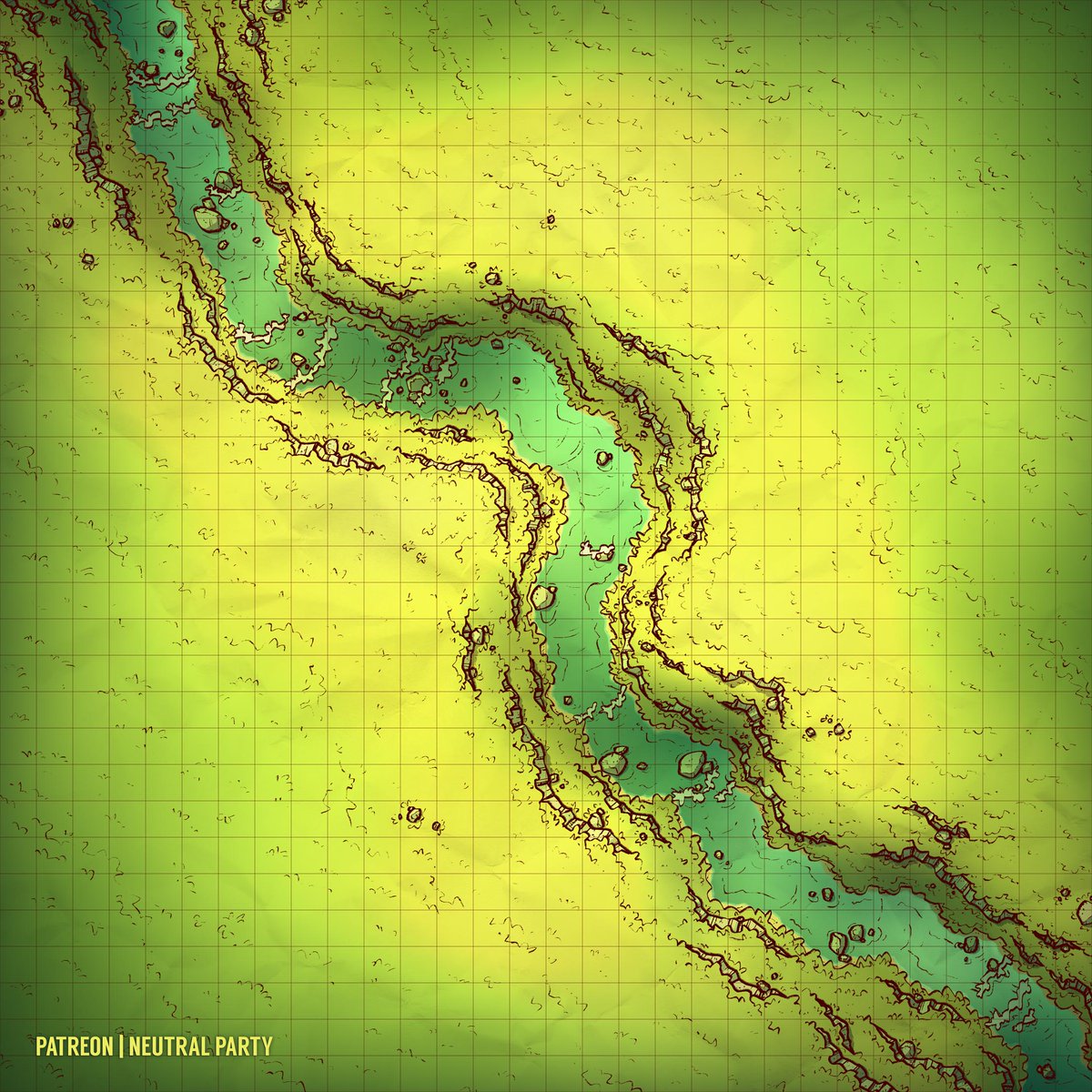 NeutralPartyArt's tweet image. If you ever want your party to feel like they&apos;ve hit rock bottom, give them clubs and lead them to a ditch, promise them a penny for each mudcrab they smash and see how long they stick with it. #dnd #pathfinder #roll20 #battlemap
