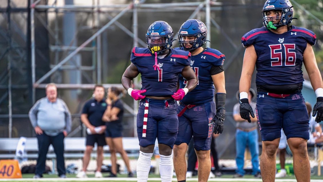 Sebastien-Olivier “Jefe” Lacrete 🇭🇹 (@seblacrete) on Twitter photo Blessed to receive an offer from St. Thomas University! <a href="/CoachDrewDavis/">Drew Davis</a> <a href="/StThomasUniv/">St. Thomas University</a> <a href="/sims_coach/">COACH SIMS</a> Blessed to receive an offer from St. Thomas University! <a href="/CoachDrewDavis/">Drew Davis</a> <a href="/StThomasUniv/">St. Thomas University</a> <a href="/sims_coach/">COACH SIMS</a>