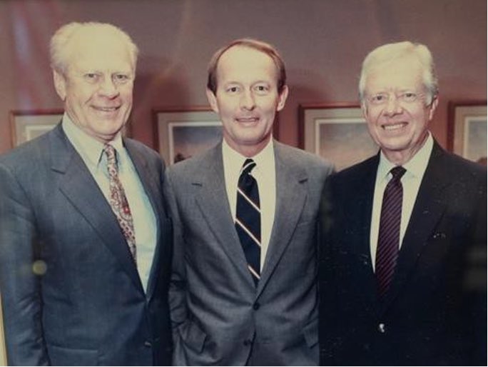 Lamar Alexander (@senalexander) on Twitter photo Jimmy Carter believed that God put him on earth for a purpose and he spent a century living out that mission. Both in and out of public office he did his best to help others. 
We should be grateful for what he accomplished and the example he set. Jimmy Carter believed that God put him on earth for a purpose and he spent a century living out that mission. Both in and out of public office he did his best to help others. 
We should be grateful for what he accomplished and the example he set.