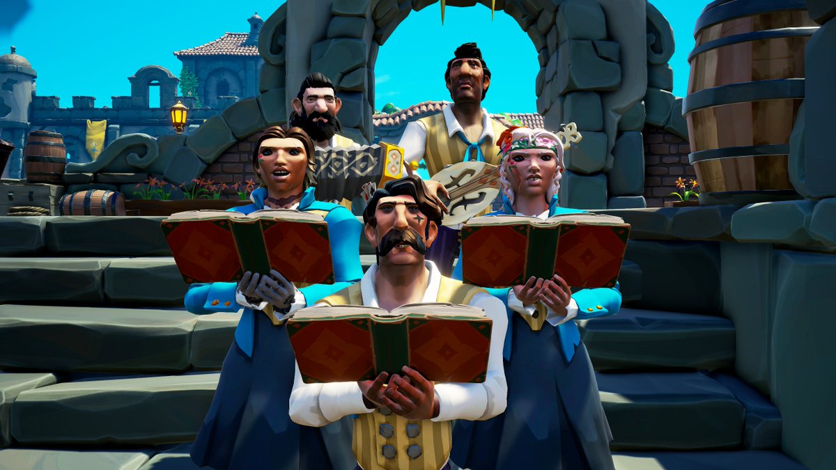 Theme: Crew Bonding

Choir lesson crew

#SoTShot  <a href="/SeaOfThieves/">Sea of Thieves</a>  #SeaOfThieves