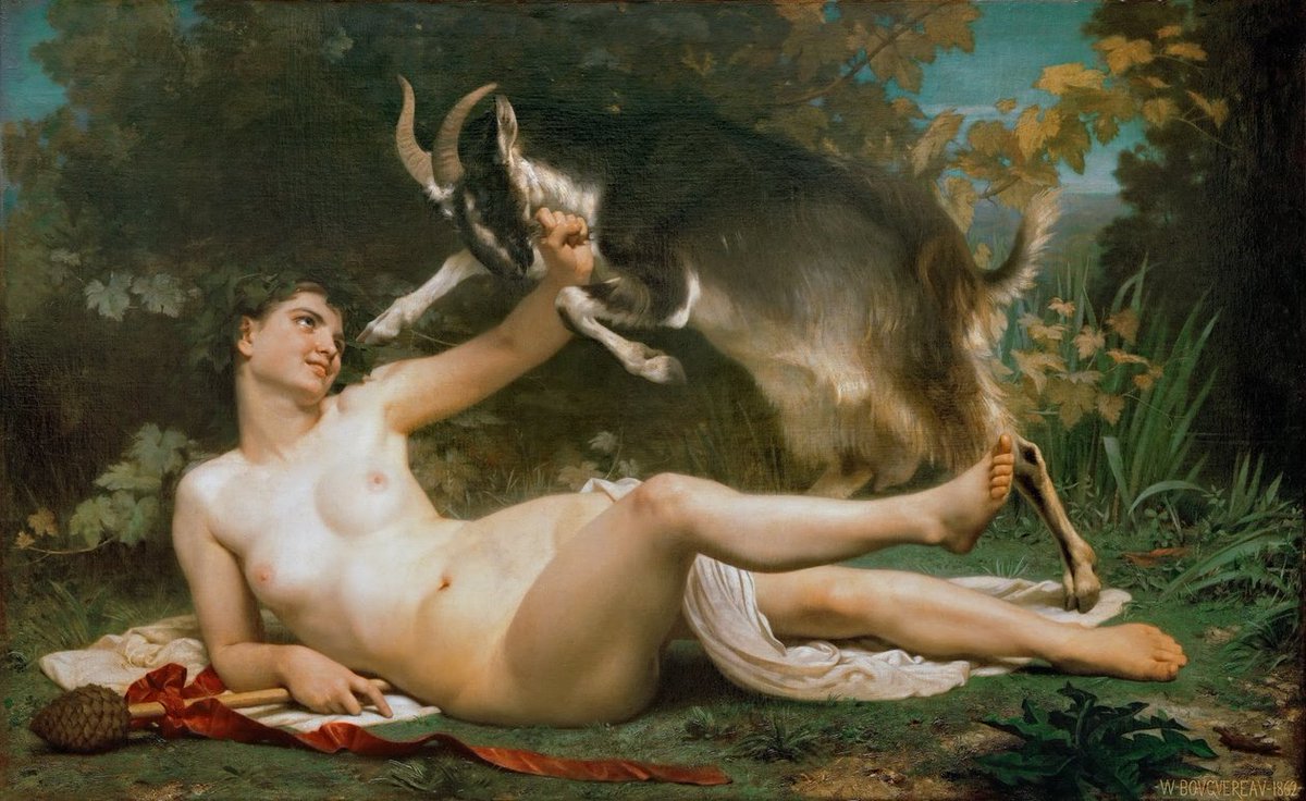 mitchel_ell's tweet photo. William Adolphe Bouguereau (1825 - 1905) was a French academic painter. #Realism https://t.co/uEWFCOx4cU