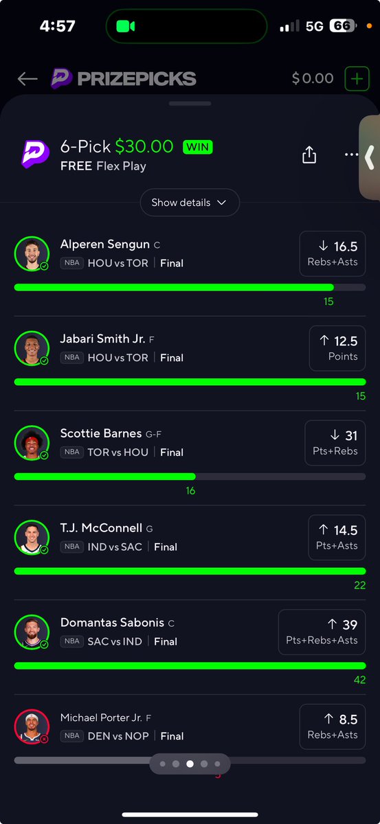 TyrellIngram10's tweet photo. @PrizePicks The way we got done over this prop is insane , but we move on I guess lmao 🤣 https://t.co/idOiUVkwo1