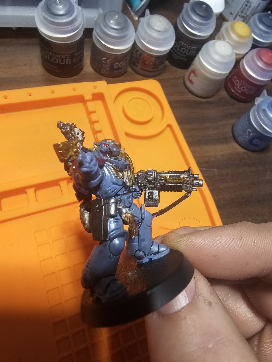 TheSlyOne16's tweet photo. Sergeant is painted https://t.co/kdraWCPehA