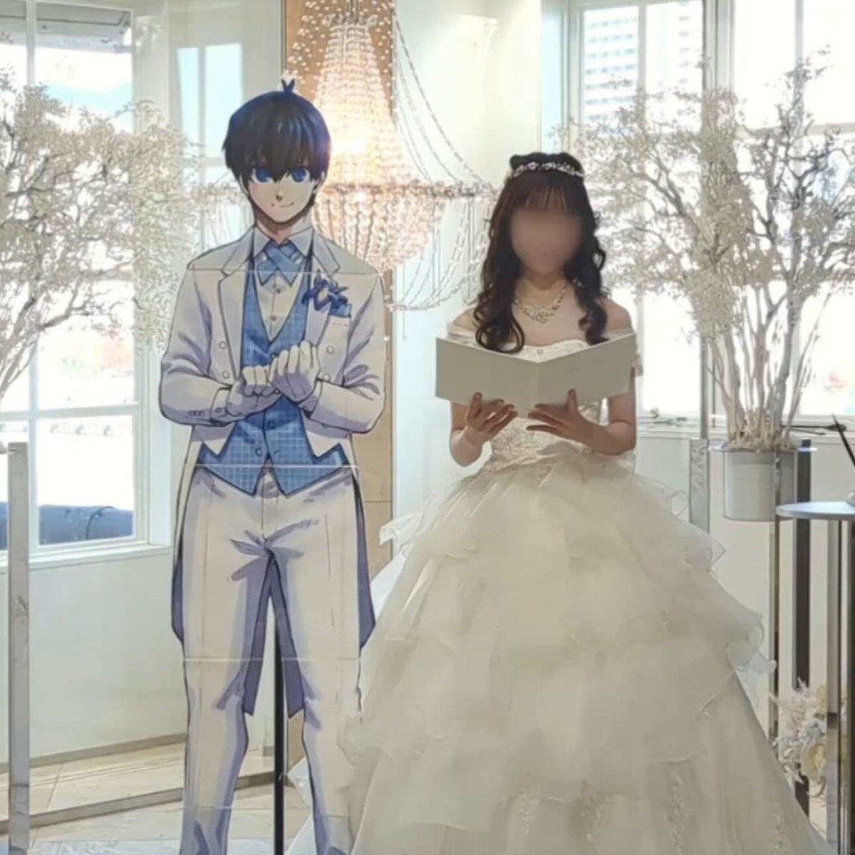 animetrends's tweet image. Una chica japonesa anunció su matrimonio con Yoichi Isagi de "Blue Lock". 💍
