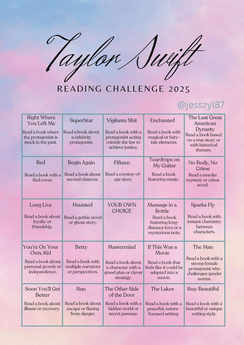 kindbutclever's tweet photo. Recommend books for each square!! https://t.co/0iDtZZVTcb