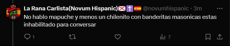 AlexMoralesRiv's tweet photo. @NcrdCastigado @unaRanaBaneada Y luego se preguntan porque nadie le hace caso a su ideología de mierda, quieren imponer su cultura y manera de hablar a otras regiones. https://t.co/V7dxZt44nw