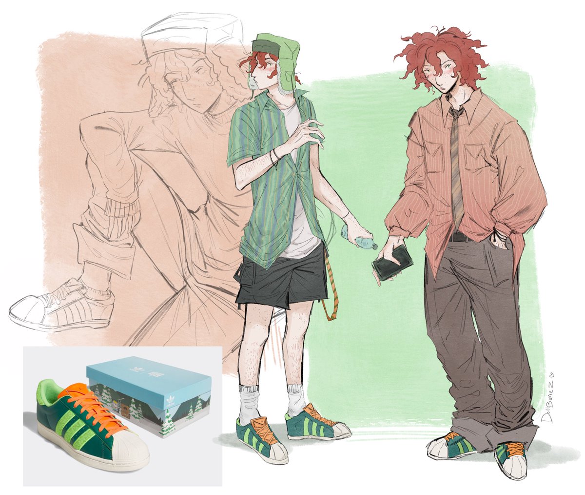 doll_bonez's tweet photo. Kyle in the kyle shoes

#southparkfanart #KyleBroflovski https://t.co/bjJGgsaFaD