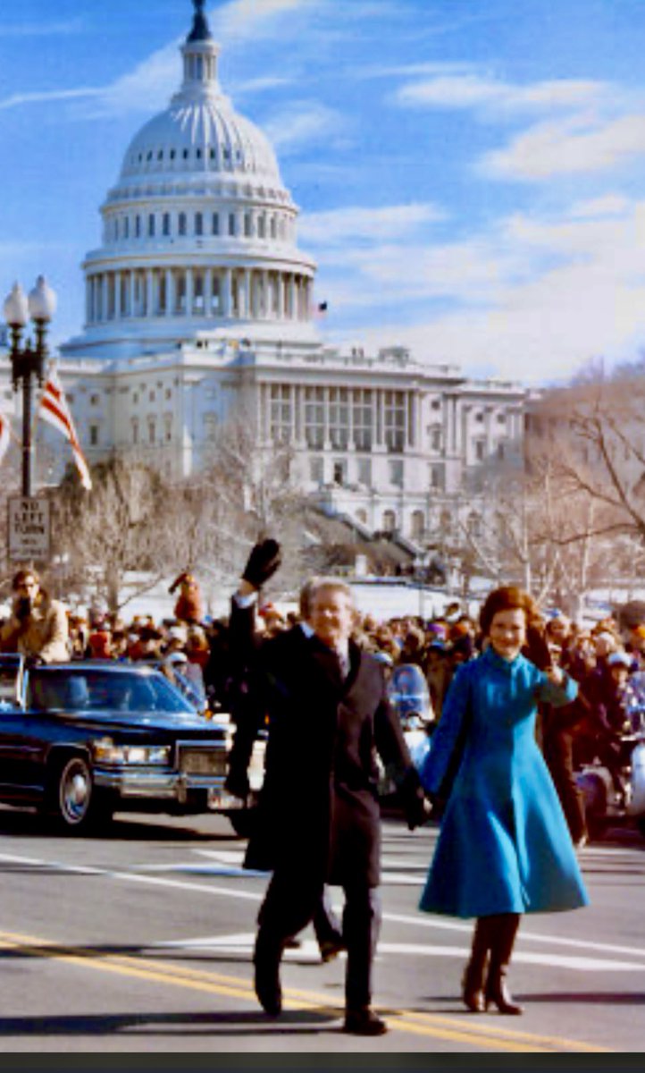 Please take a Moment of Silence to say quiet prayer for President Jimmy Carter🙏🇺🇸.The Way We Were 48 years ago come Inauguration Day January 20, 2025.
Together again for eternity…President Jimmy Carter and First Lady Rosalynn Carter. 
Both lives well lived.God bless America🇺🇸
