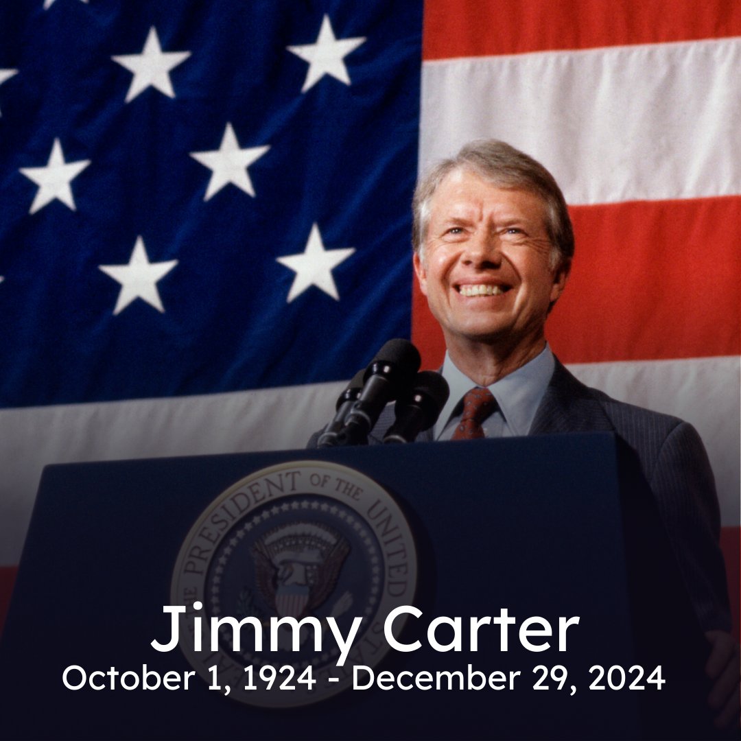 There was no life better lived than that of President Jimmy Carter. We mourn the loss of this gracious man who led our nation with humility and integrity. He and his beloved wife Rosalynn created a legacy of positive impact that will continue to resonate across the world.