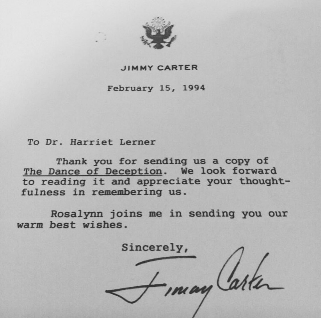 I’ll always remember Jimmy Carter as our country’s most moral President. I’m glad he had such a long life, well lived.