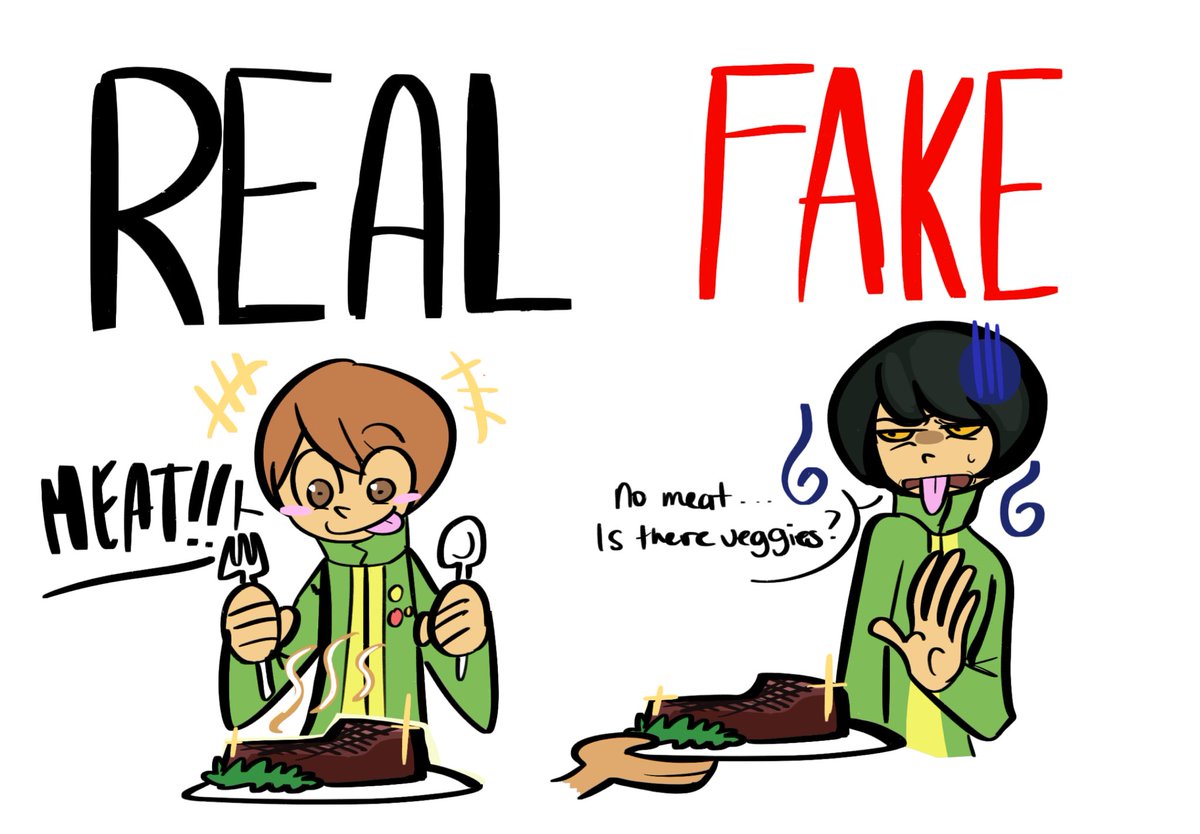 BEWARE ‼️ Your meat loving girl could be a fake! Spread awareness!

#persona #persona4 #personafanart