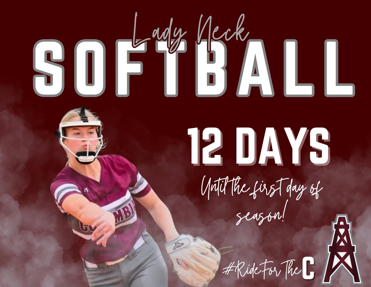 12 DAYS UNTIL THE START OF SOFTBALL SEASON!!