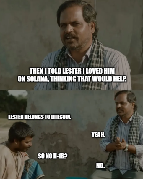 litecoin's tweet photo. So close. The search continues... https://t.co/2PVKITervt