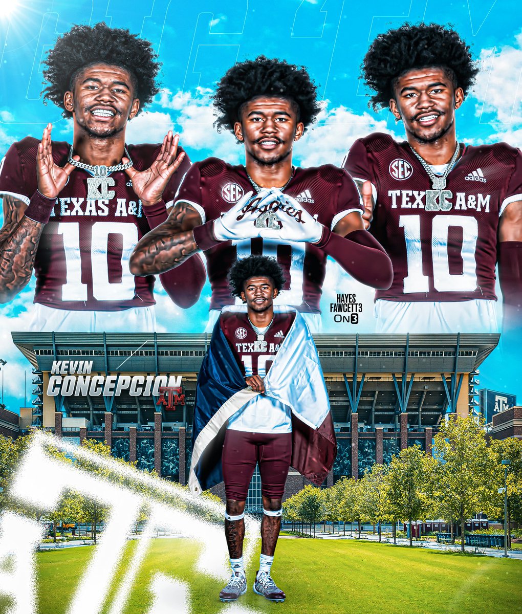 BREAKING: NC State star transfer WR Kevin Concepcion has Committed to Texas A&amp;M, he tells @on3sports

The 5’11 186 WR totaled 124 Receptions for 1,655 Yards &amp; 18 TDs in 2 seasons with the Wolfpack

Top 5 Player in the Portal (No. 2 WR) per On3 

on3.com/transfer-porta…
