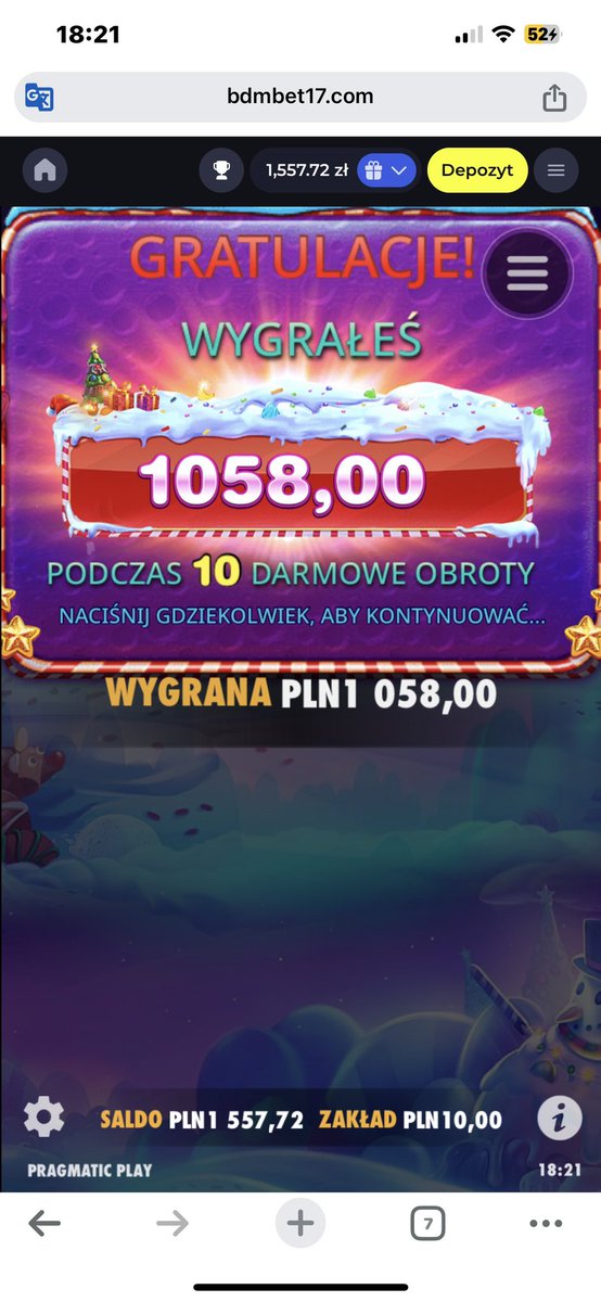 Interfejs BDMBet Casino na urządzeniu mobilnym