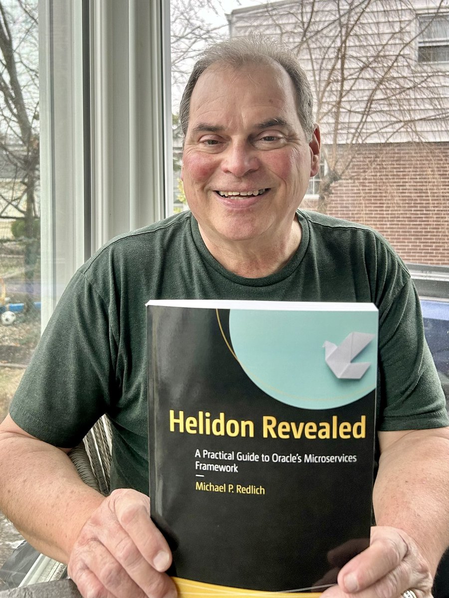 After more than two years, I finally get to celebrate the release of my first-ever book, “Helidon Revealed: A Practical Guide to Oracle’s Microservices Framework!  This would not have been possible without the help of my beautiful bride, <a href="/RedlichRowena/">Rr</a>, who kept me focused!