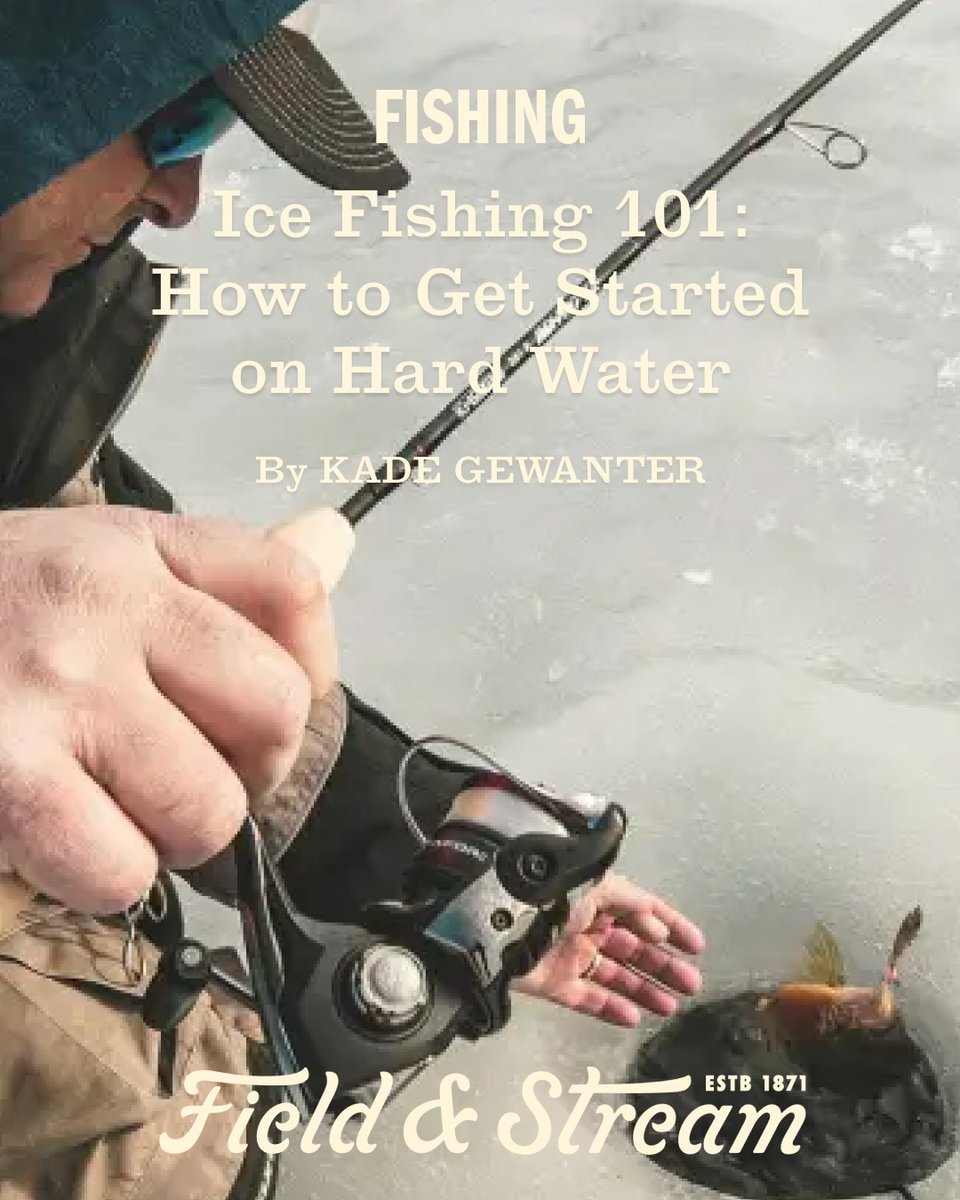 FieldandStream's tweet image. Learn how to read ice, set lines, and gear up for your next ice fishing adventure.

fieldandstream.com/fishing/how-to… 🎣

#TheLegendLives #IceFishing #AnglerLife