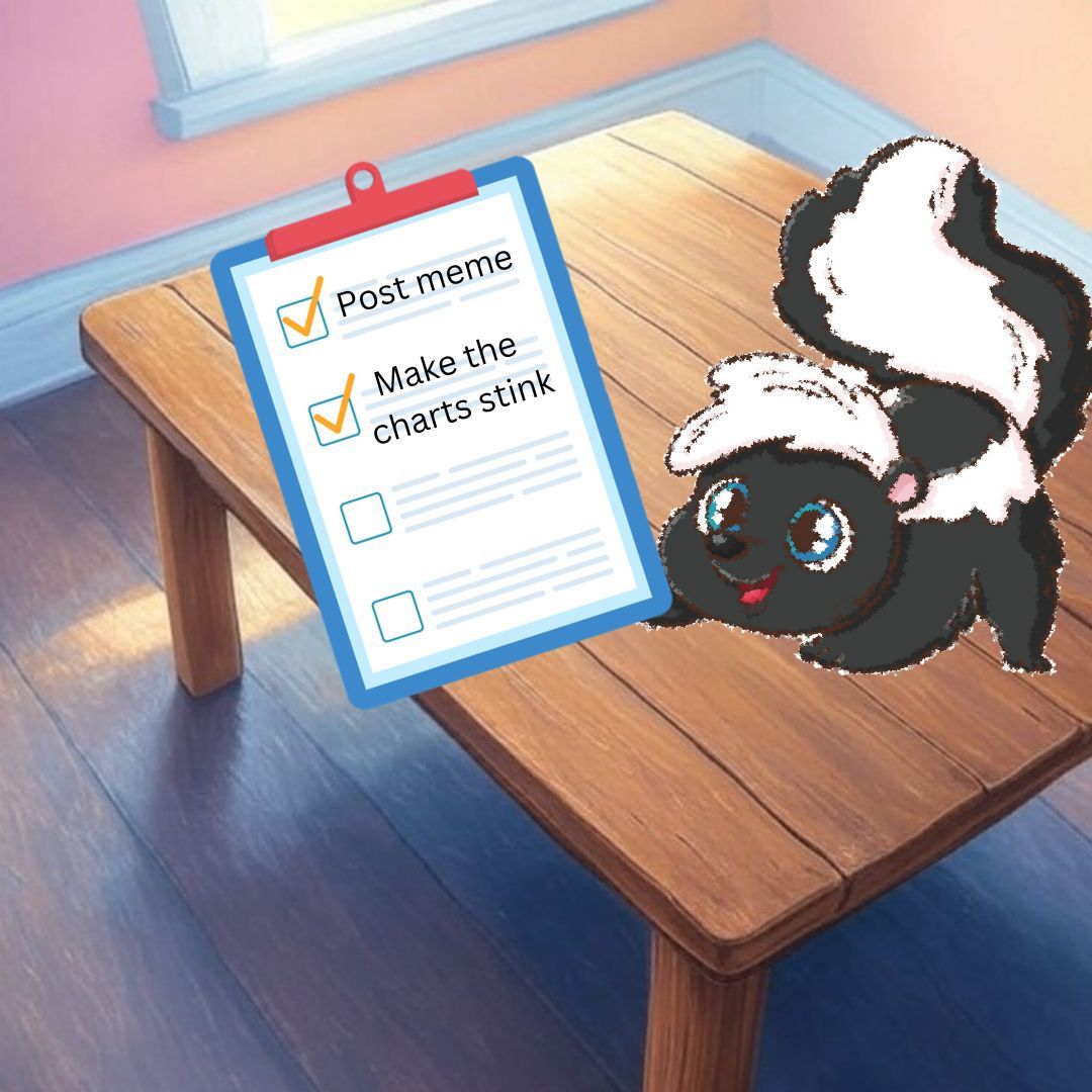 Crypto trends come and go, but Skunky’s meme game is eternal. 😂🦨✨ #SkunkyArmy