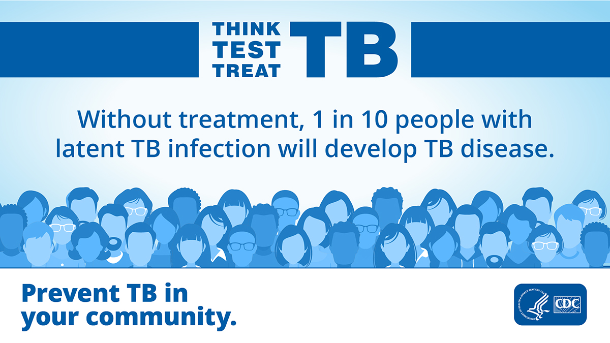 Some people who have latent TB infection never develop TB disease. Others will develop active TB disease months or even years later when their immune system can no longer keep the TB germs from multiplying and growing in the body. bit.ly/4cU9yWi