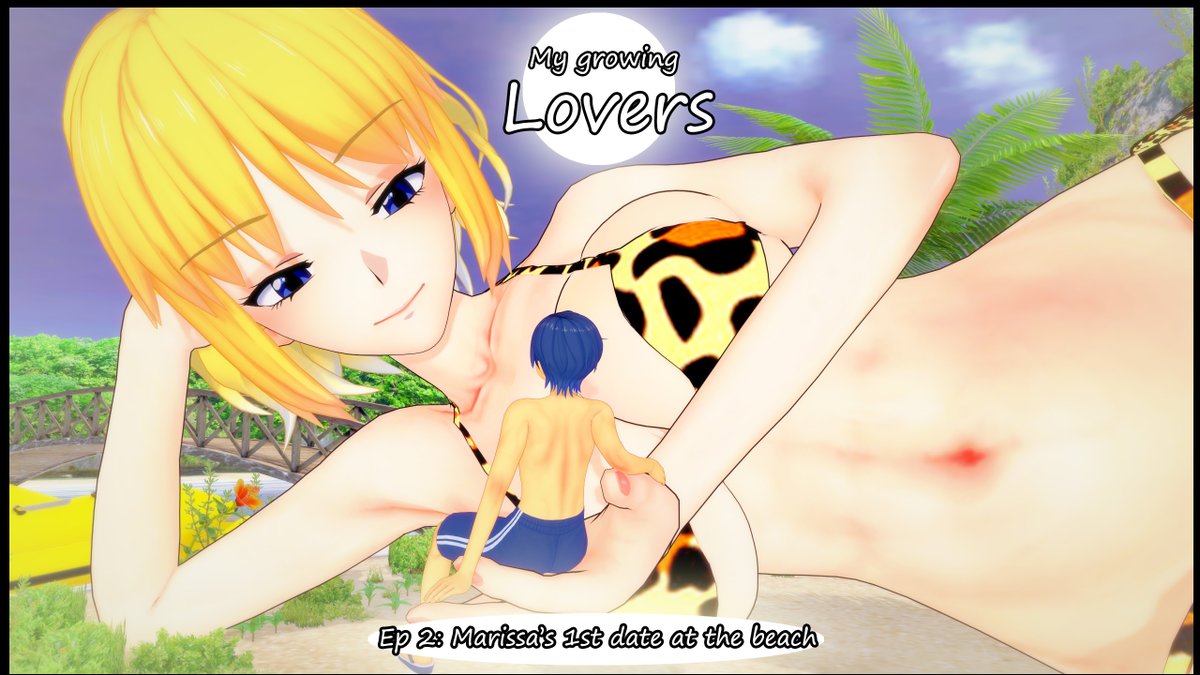 My Growing Lovers Chapter-2 #size_twitter #giantess #sizetwitter #GiantessGrowth