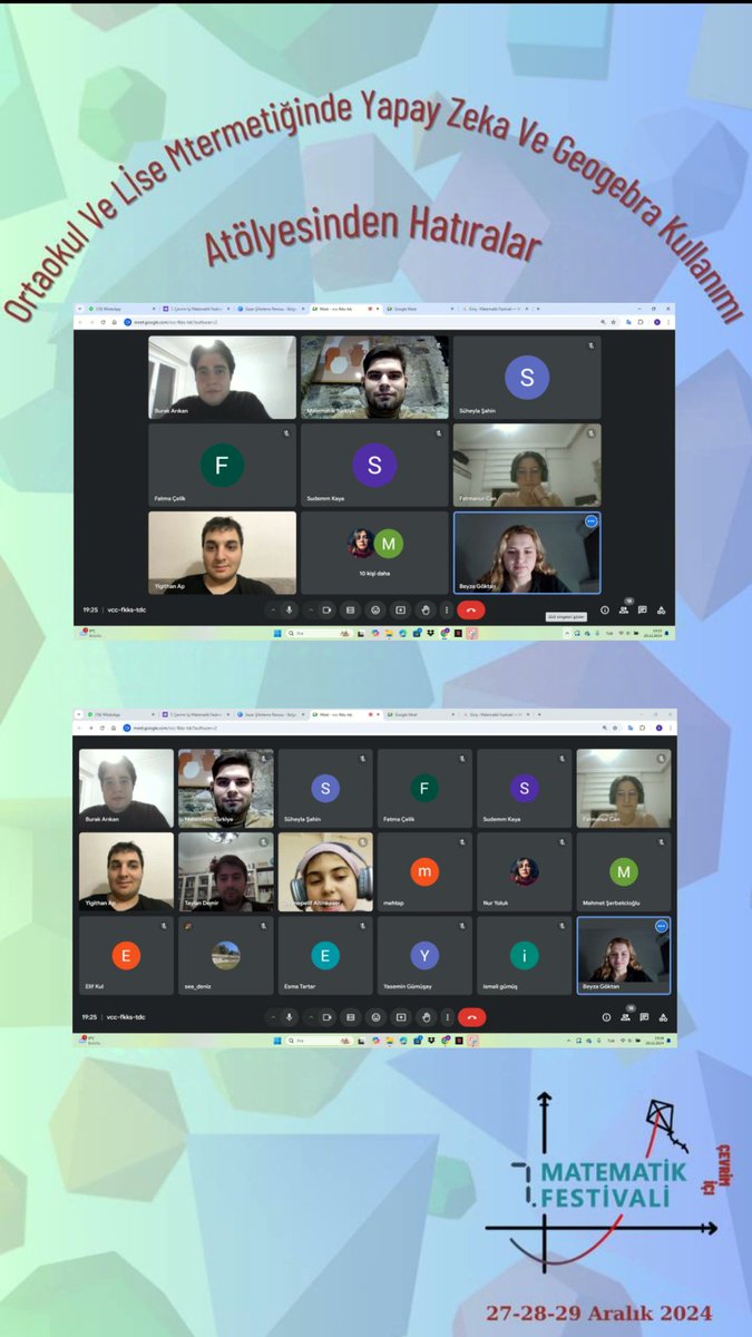 Böylece festivalimizin son etkinliğinin de sonuna gelmiş bulunmaktayız 🎉 Burak Akın'a ve tüm katılımcılarımıza teşekkür ediyoruzz ☺️💫