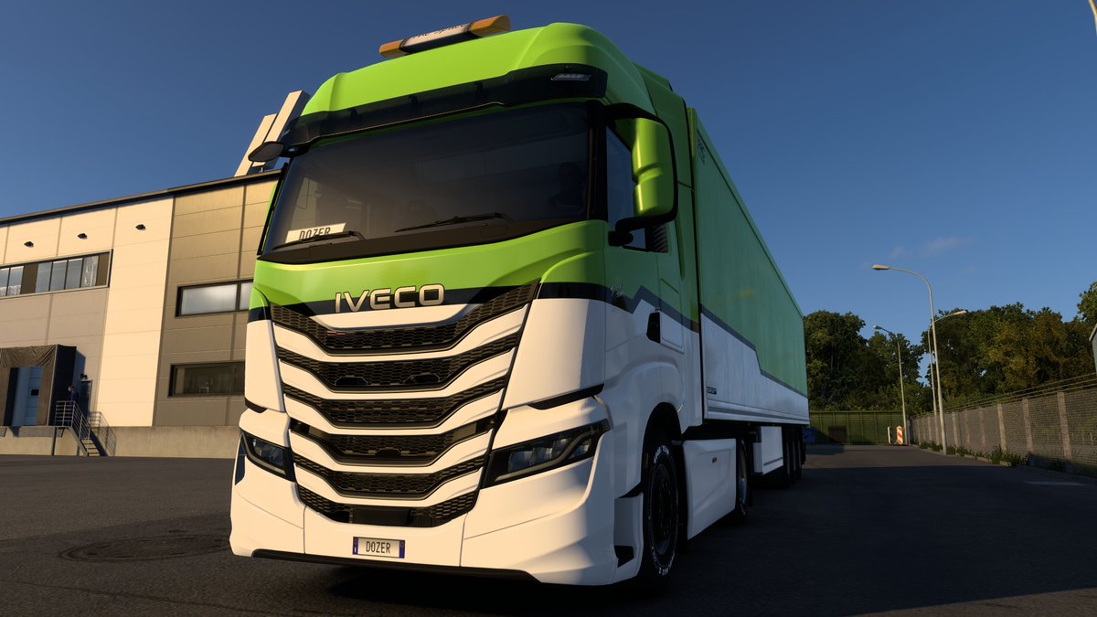 NexonLogistics's tweet photo. This December, @SCSsoftware released two amazing trucks – the Volvo FH6 and Iveco S-Way! The Nexon Logistics team is excited to drive these powerful machines, showcasing our commitment to professionalism, precision, and excellence on every journey.  #Volvo #simulation #ETS2 https://t.co/YDGLutF8Vq