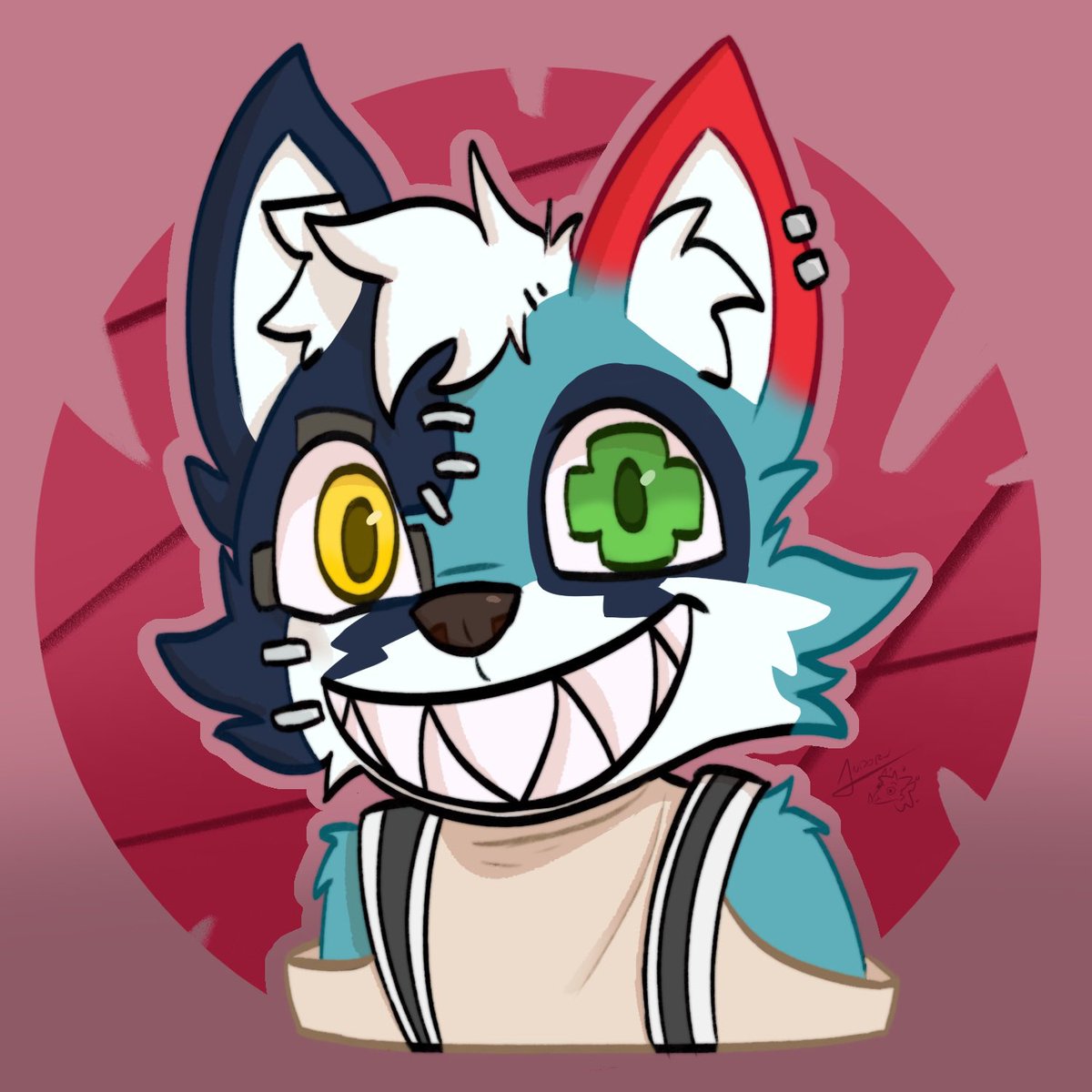 Arte estilo Gleipnir para terminar el 
año 🥰

🎨 <a href="/_Andoru_/">Andoru🏳️‍⚧️ 🌿</a> (dadle follow 🤓☝🏼)