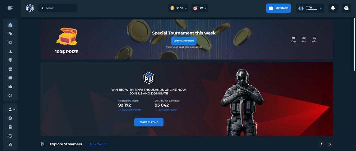 ANNOUNCING THE BIGGEST TOURNAMENT TO EVER EXIST!!
BPW 1500$ New year EXCLUSIVE tournament for NA and Europe(PC, console)!

To celebrate 1 year of huge success with BPW remaining the oldest and ONLY Legitimate site.
Along with the tournament we are reducing our fees to virtually