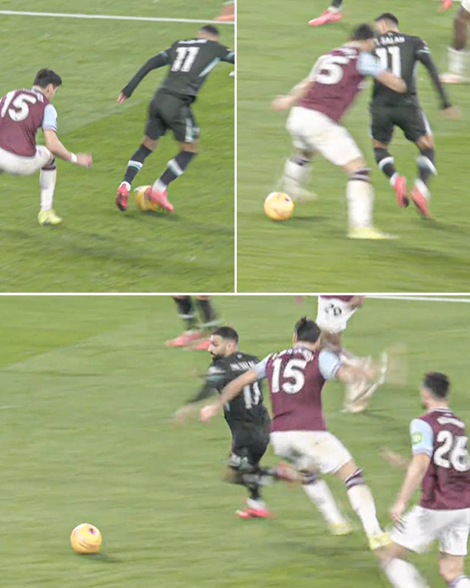 ESPNFC's tweet photo. This skill by Mo Salah to meg Mavropanos in the buildup to his assist on Cody Gakpo's goal for Liverpool vs. West Ham was special ✨ https://t.co/JDzA9aLFe6