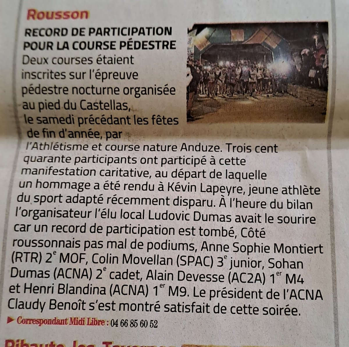 Échos du Midi Libre 🗞