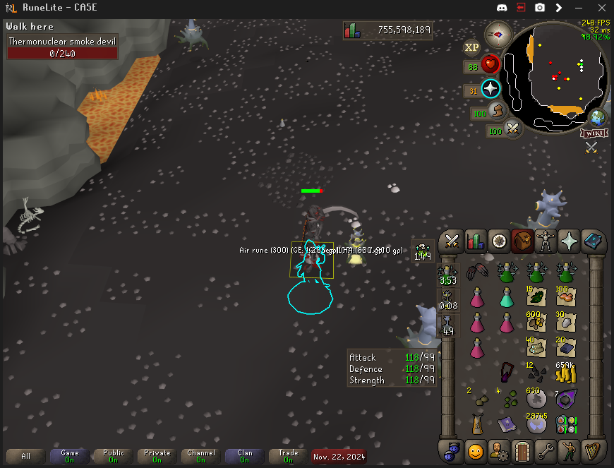 Late post but I got thermy at 5490 KC