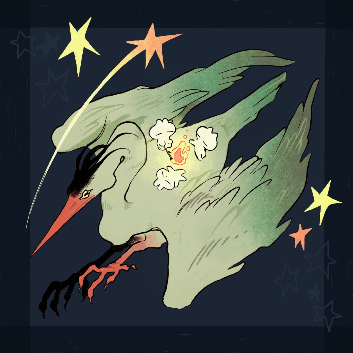 night heron ☄︎₊˚⊹☆