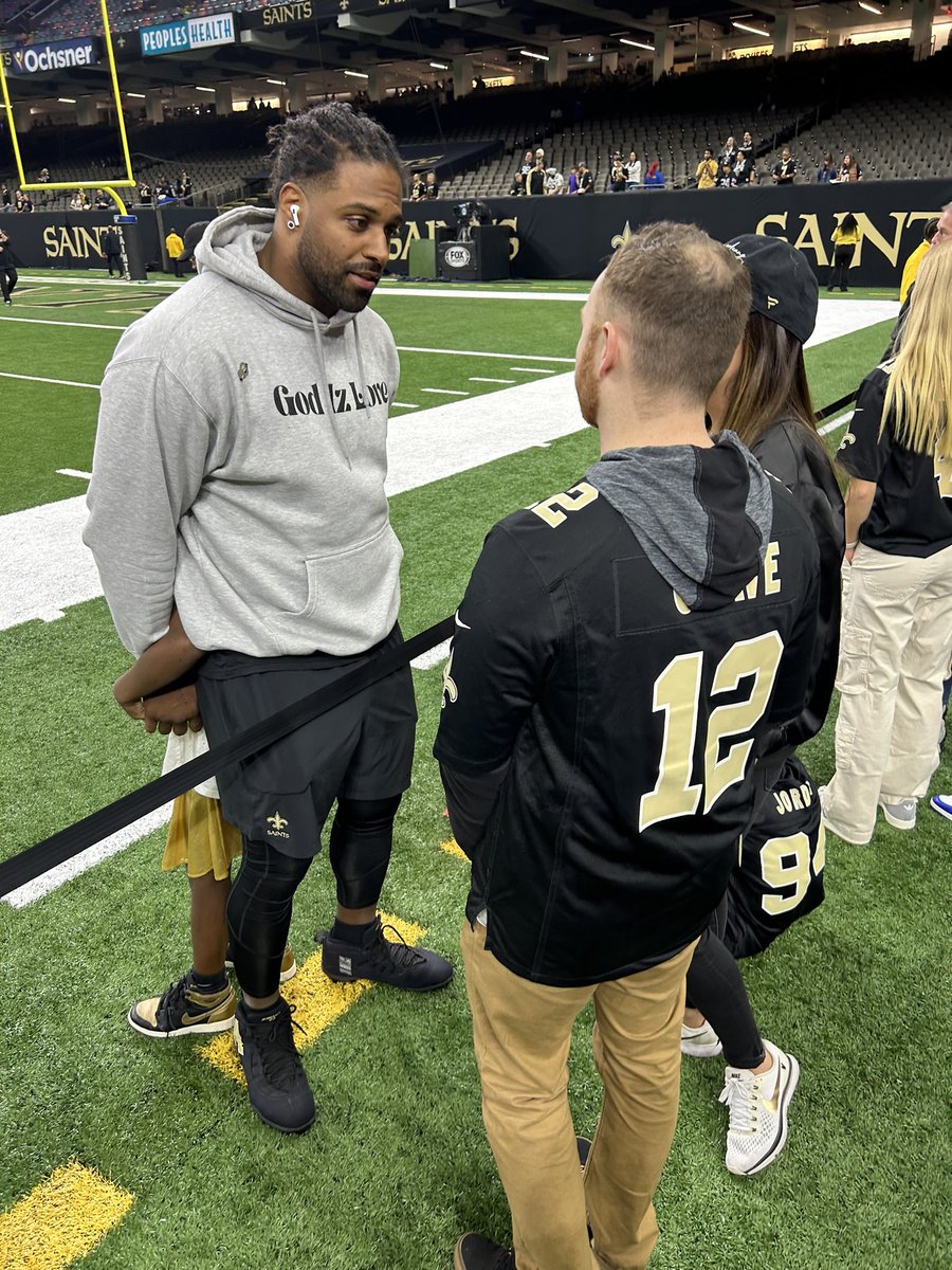 Cam Jordan Foundation (@camjfoundation) on Twitter photo Big congratulations to Vanessa Cremeans on winning the New Year’s VIP Alltroo Giveaway! 🪩⚜️🏈
The winners had an unforgettable experience meeting <a href="/camjordan94/">Cam Jordan</a> and soaking up the magic of the Big Easy. Cheers to celebrating with us and the <a href="/Saints/">New Orleans Saints</a> ! Big congratulations to Vanessa Cremeans on winning the New Year’s VIP Alltroo Giveaway! 🪩⚜️🏈
The winners had an unforgettable experience meeting <a href="/camjordan94/">Cam Jordan</a> and soaking up the magic of the Big Easy. Cheers to celebrating with us and the <a href="/Saints/">New Orleans Saints</a> !