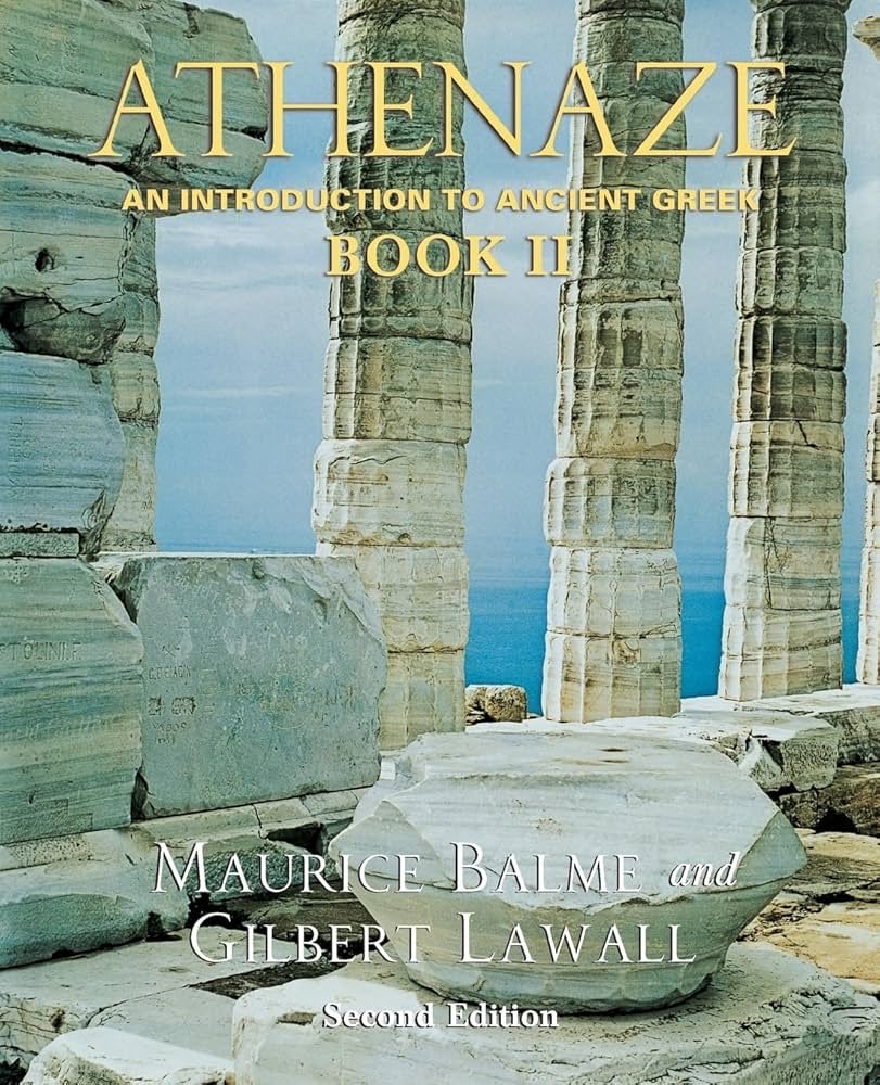 schweinoid's tweet photo. @legally_male Athenaze: An Introduction to Ancient Greek (books i and ii) were the textbooks we used in my high school and intro college classes. the current/third edition is expensive but the nearly identical second edition is available online for half the price https://t.co/pqxg02HWzm