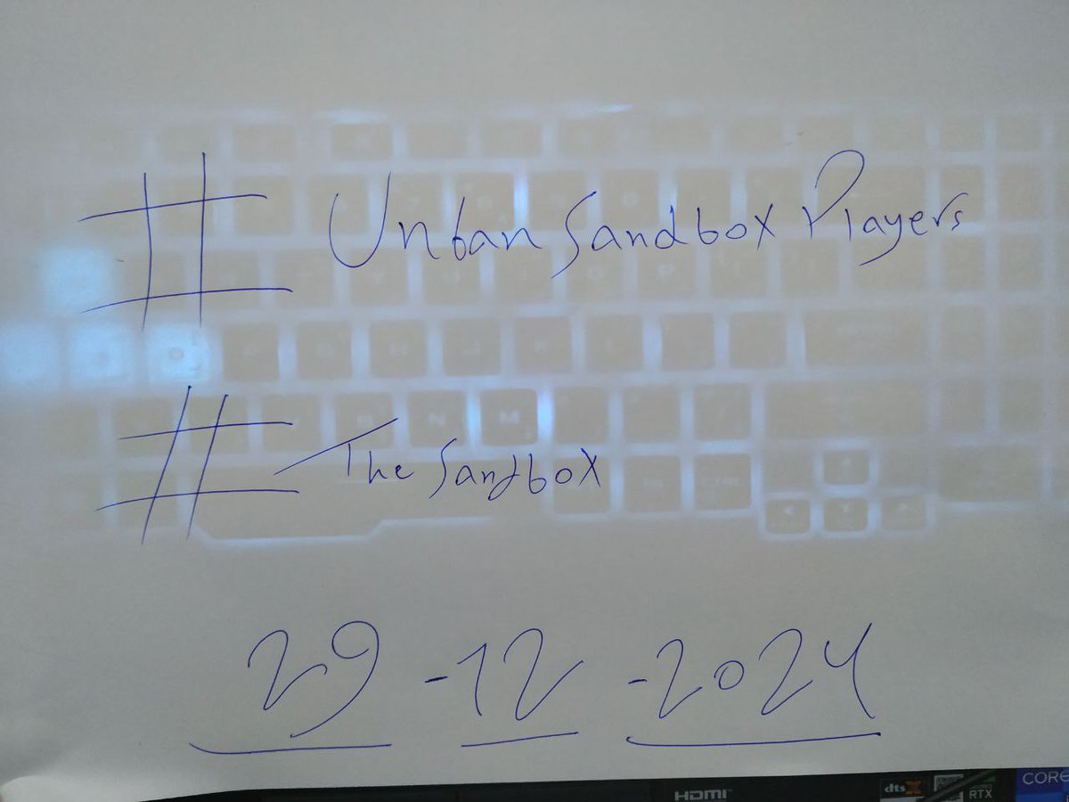 StevaneBella's tweet photo. Having been active contributors to The Sandbox for over two years, we trust the team will thoroughly examine our case. Let’s work together to resolve this! #TheSandbox #UnbanSandboxPlayers
@borgetsebastien @Pandapops7 @TheSandboxSEA https://t.co/RvbiDcbXt9