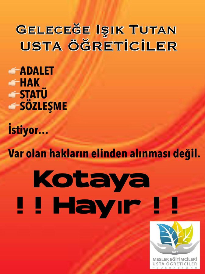 ismetcakir7's tweet photo. #UstalarMüjdeBekliyor.                                      BİZ USTA ÖĞRETİCİLER KALICI VE ADİL BİR ÇÖZÜM İSTİYORUZ ‼️ 
@RTErdogan
@EmineErdogan
@dbdevletbahceli
@MHP_B
@csgbakanligi
@HMBakanligi
@Yusuf__Tekin 
@tcmeb 
@TBMMresmi 
@TBMMGenelKurulu
@CelileErenOKTEN 
@cengizmete https://t.co/xNCbqYUxeN