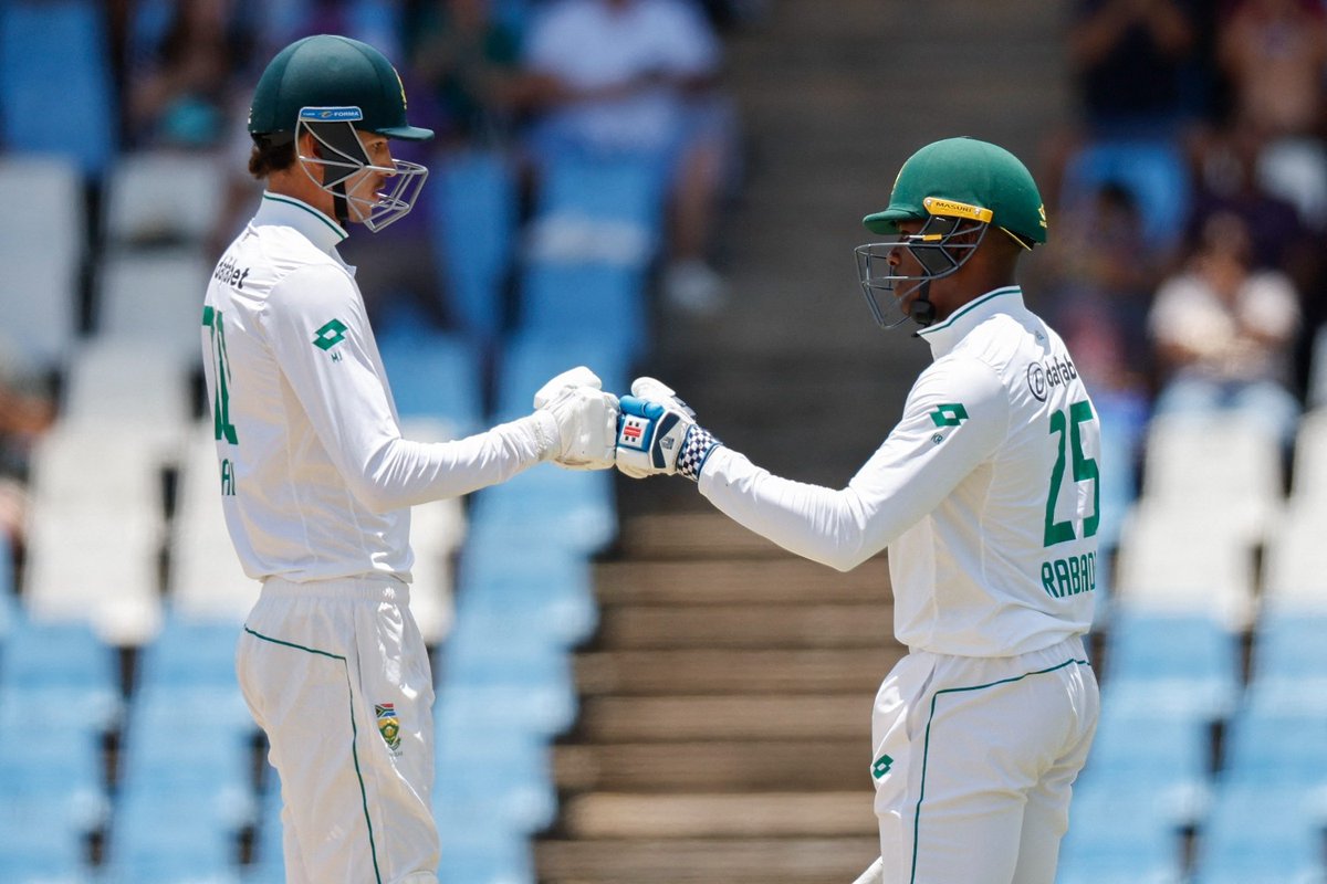 AfricaFactsZone's tweet photo. South Africa's Proteas beat Pakistan by 2 wickets to qualify for the 2025 ICC World Test Championship Final.

They are the first team to qualify for the final. https://t.co/rYsChm88PY