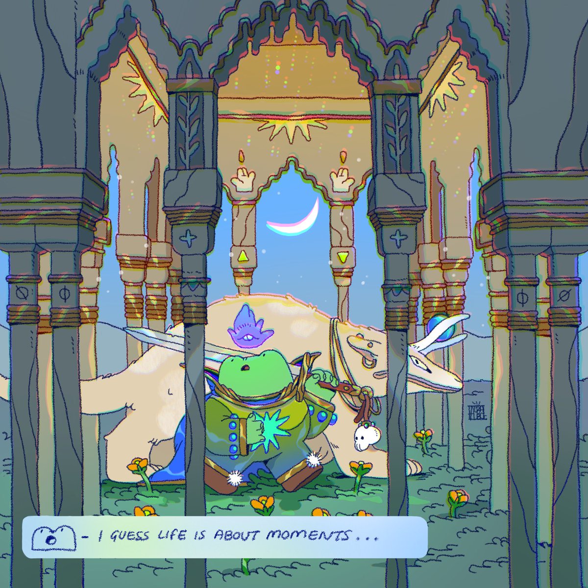 The year is ending, remember the important things 🐸🍃✨