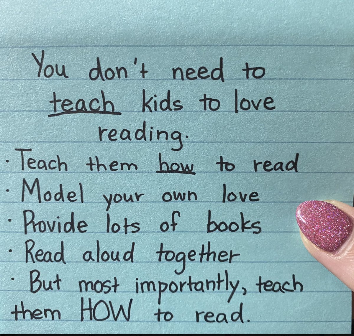 BenisonMrs's tweet photo. I remember the first time I said this here too...to say it was unpopular is an understatement. 

But here is the thing...

 "Teaching kids HOW to read is what gives them the best chance to fall in love with reading."